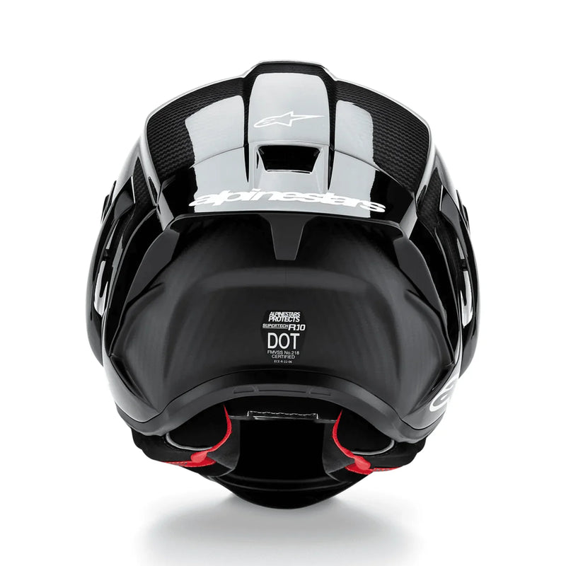 Alpinestars Supertech R10 Element ECE 06 / FIM Full Face Helmet Gloss Black / Carbon / Silver