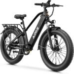 Aipas M2 Xterrain Electric Bike – Matte Black | All-Terrain E-Bike with Powerful Motor
