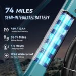 Aipas M2 Xterrain Electric Bike – Matte Black | All-Terrain E-Bike with Powerful Motor