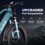 Aipas M2 Xterrain Electric Bike – Matte Black | All-Terrain E-Bike with Powerful Motor