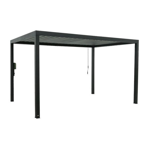 14×10 Sarasota Steel Louvered Pergola