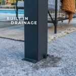 14×10 Sarasota Steel Louvered Pergola