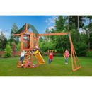 Creative Cedar Designs Cedar Cottage Wooden Swing Set